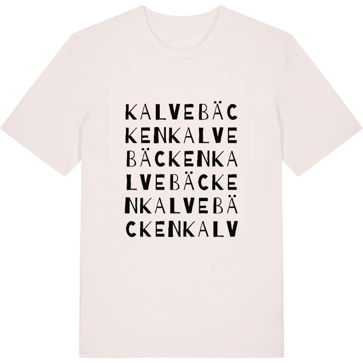 Kalvebäcken ordlek t-shirt – t-shirt från PinShirt