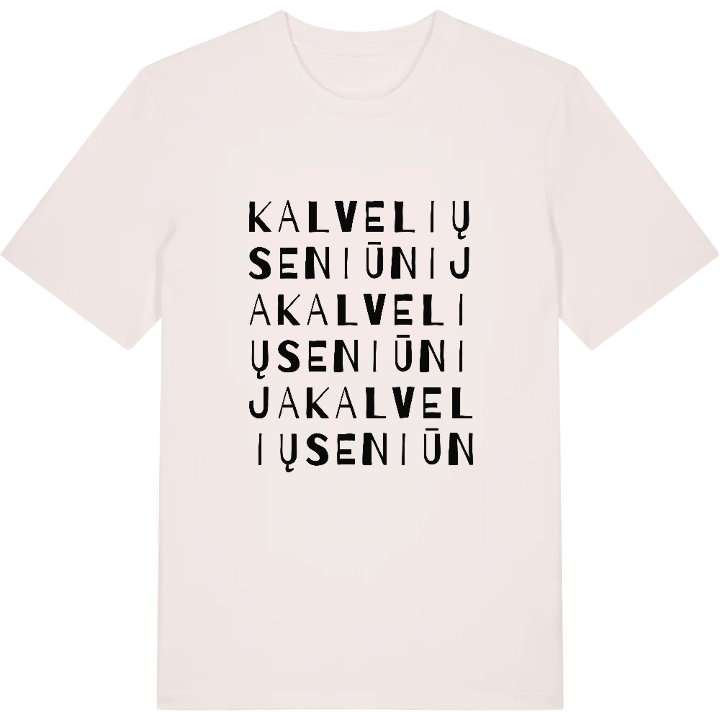 Kalvelių seniūnija ordlek t-shirt – t-shirt från PinShirt