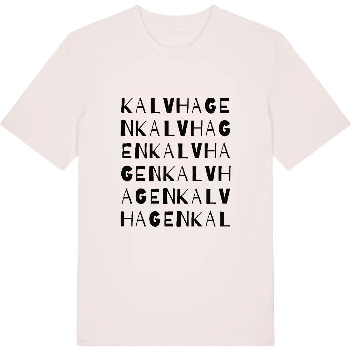Kalvhagen ordlek t-shirt – t-shirt från PinShirt