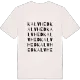 Kalvhed ordlek t-shirt