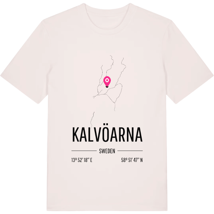 Kalvöarna karta t-shirt – t-shirt från PinShirt
