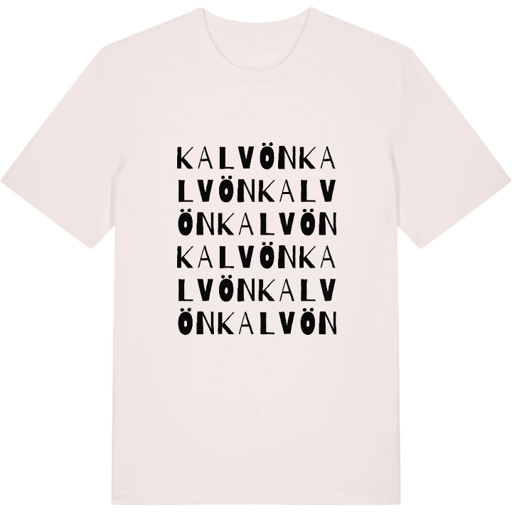 Kalvön ordlek t-shirt – t-shirt från PinShirt