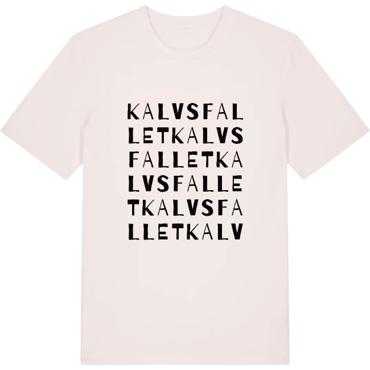 Kalvsfallet ordlek t-shirt – t-shirt från PinShirt