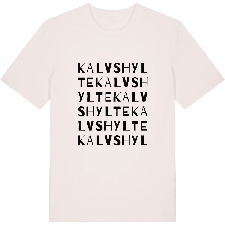 Kalvshylte ordlek t-shirt – t-shirt från PinShirt