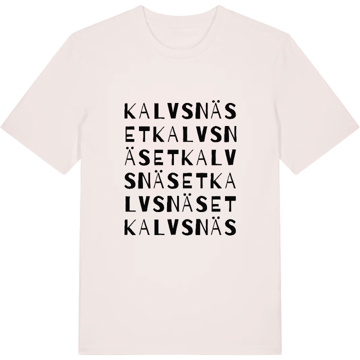 Kalvsnäset ordlek t-shirt – t-shirt från PinShirt