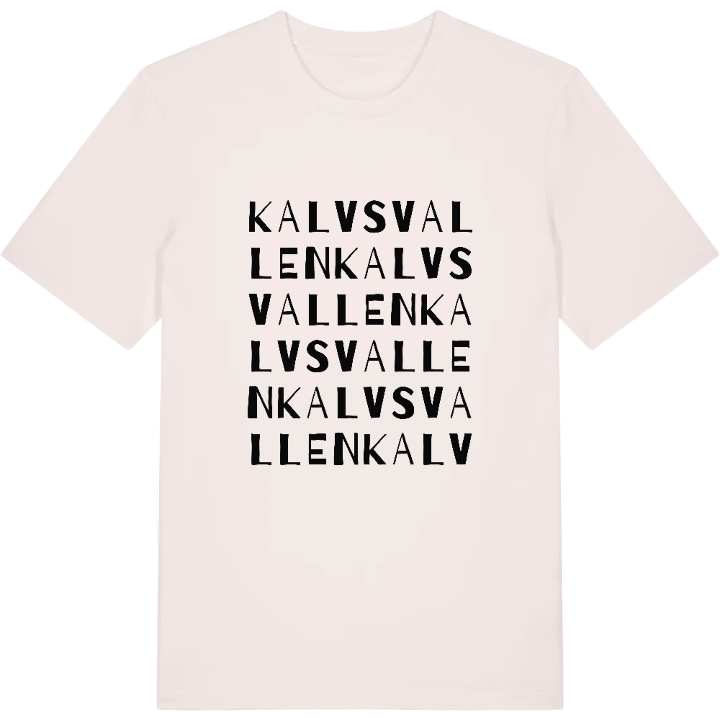 Kalvsvallen ordlek t-shirt – t-shirt från PinShirt