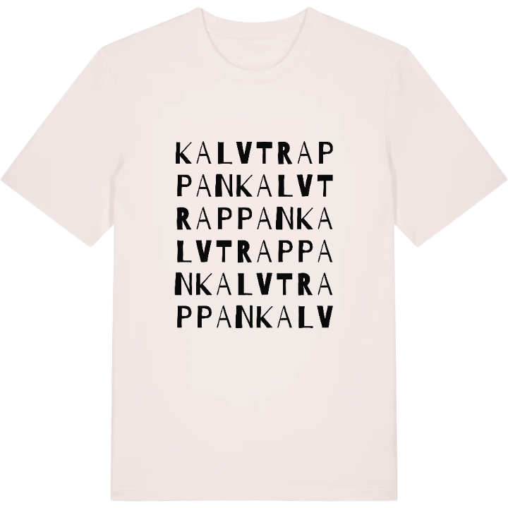 Kalvtrappan ordlek t-shirt – t-shirt från PinShirt