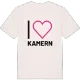 Jag älskar Kamern t-shirt stort tryck