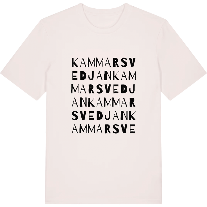 Kammarsvedjan ordlek t-shirt – t-shirt från PinShirt