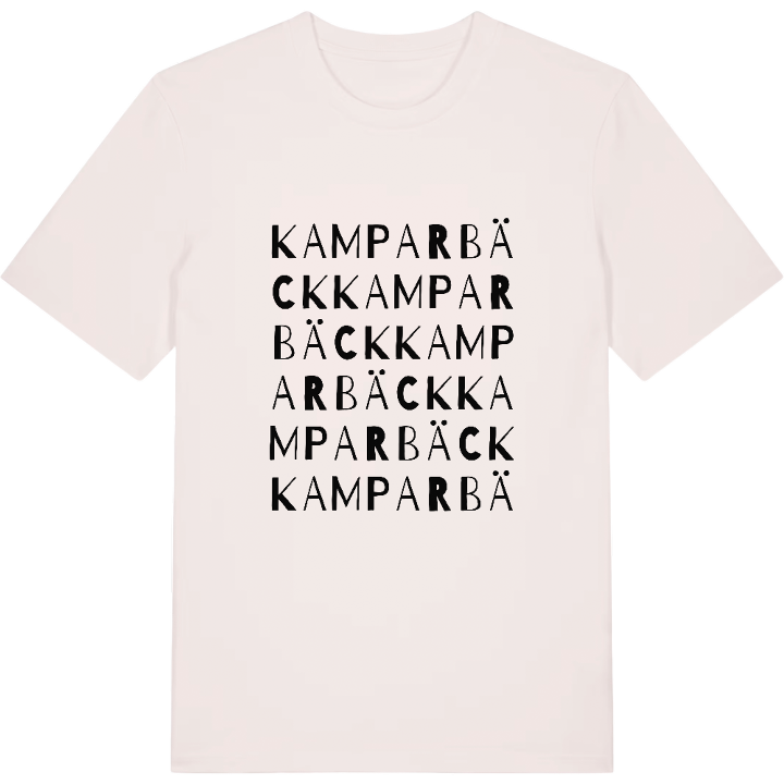 Kamparbäck ordlek t-shirt – t-shirt från PinShirt