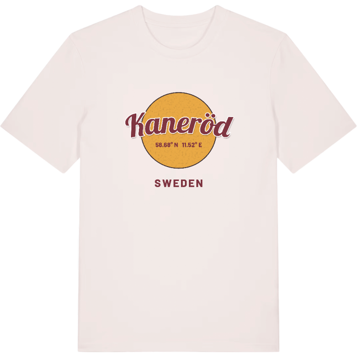 Kaneröd cirkel t-shirt – t-shirt från PinShirt