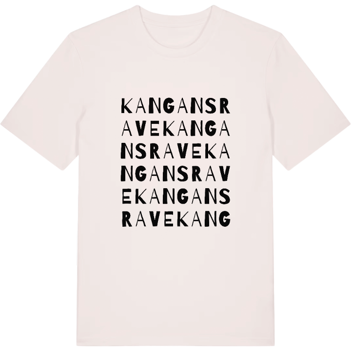 Kangansrave ordlek t-shirt – t-shirt från PinShirt