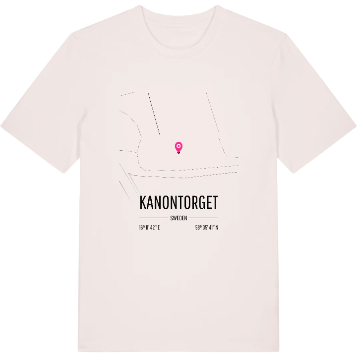 Kanontorget karta t-shirt – t-shirt från PinShirt