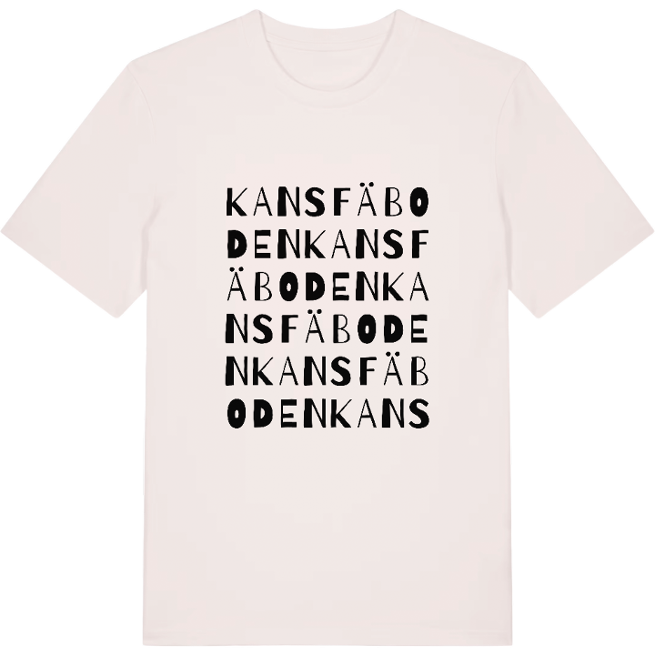 Kansfäboden ordlek t-shirt – t-shirt från PinShirt