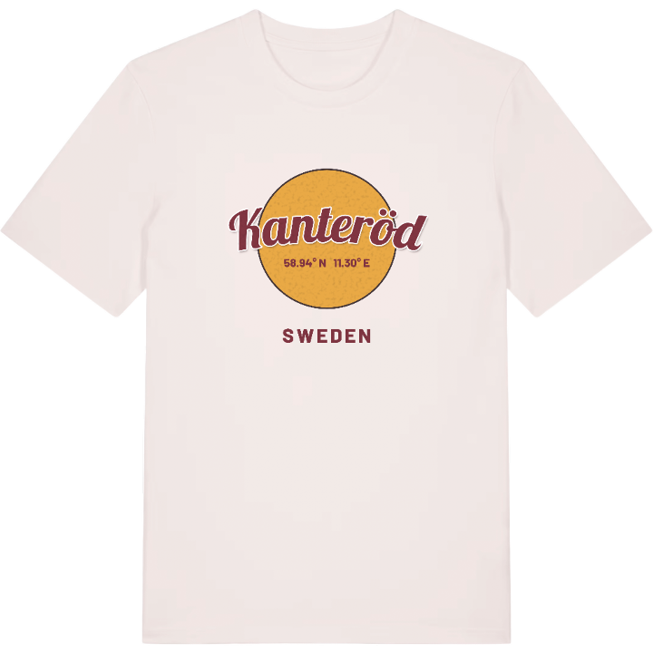 Kanteröd cirkel t-shirt – t-shirt från PinShirt