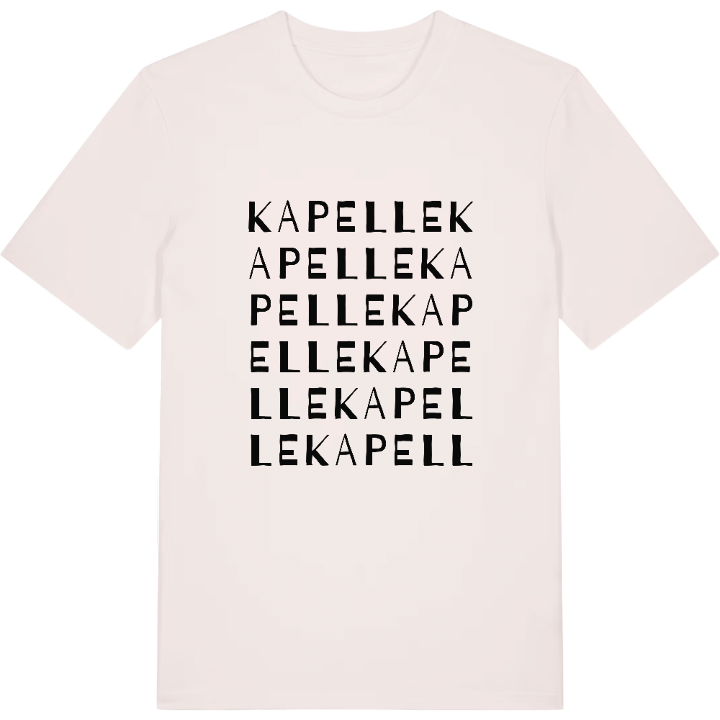 Kapelle ordlek t-shirt – t-shirt från PinShirt
