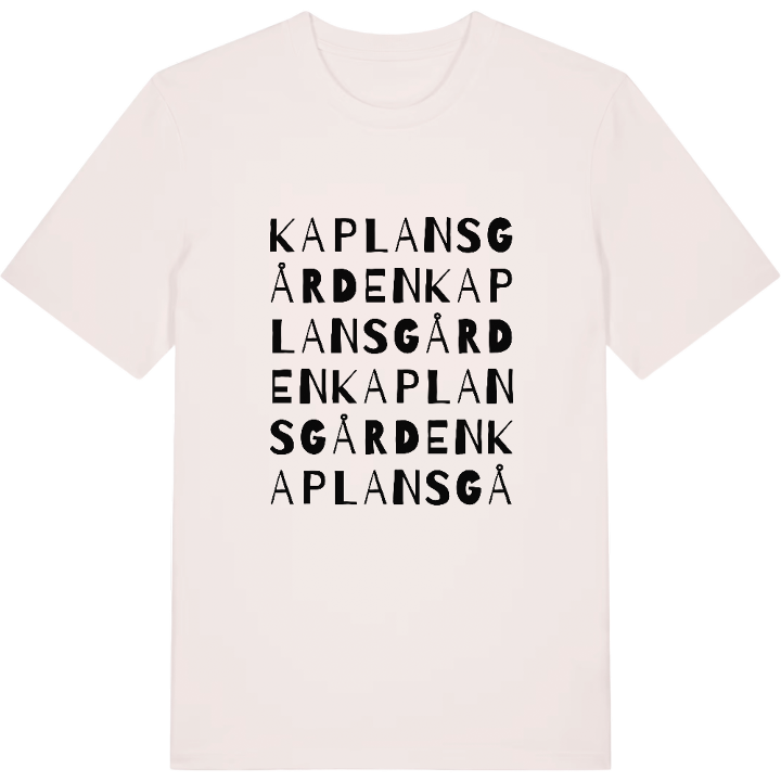 Kaplansgården ordlek t-shirt – t-shirt från PinShirt