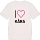 Jag älskar Kåra t-shirt stort tryck