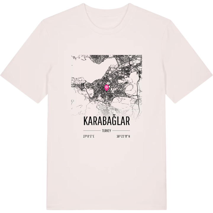 Karabağlar karta t-shirt – t-shirt från PinShirt