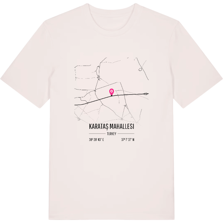 Karataş Mahallesi karta t-shirt – t-shirt från PinShirt