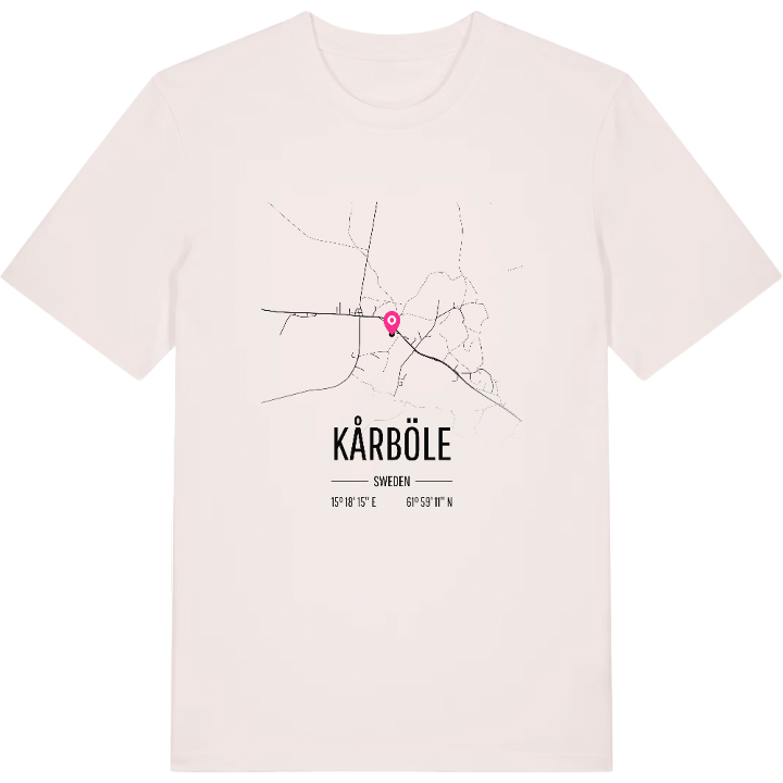 Kårböle karta t-shirt – t-shirt från PinShirt