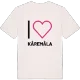 Jag älskar Kåremåla t-shirt stort tryck