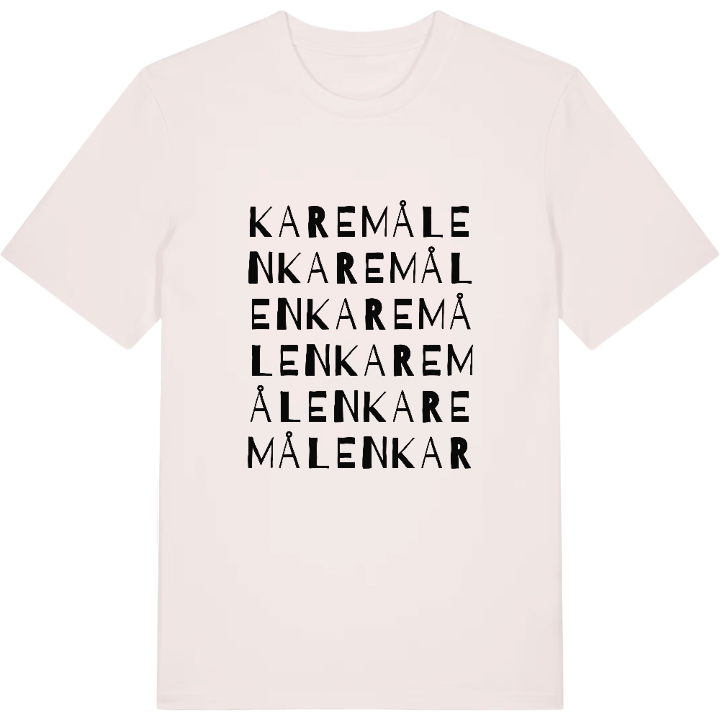 Karemålen ordlek t-shirt – t-shirt från PinShirt