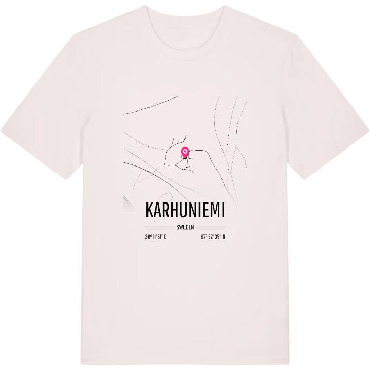 Karhuniemi karta t-shirt – t-shirt från PinShirt