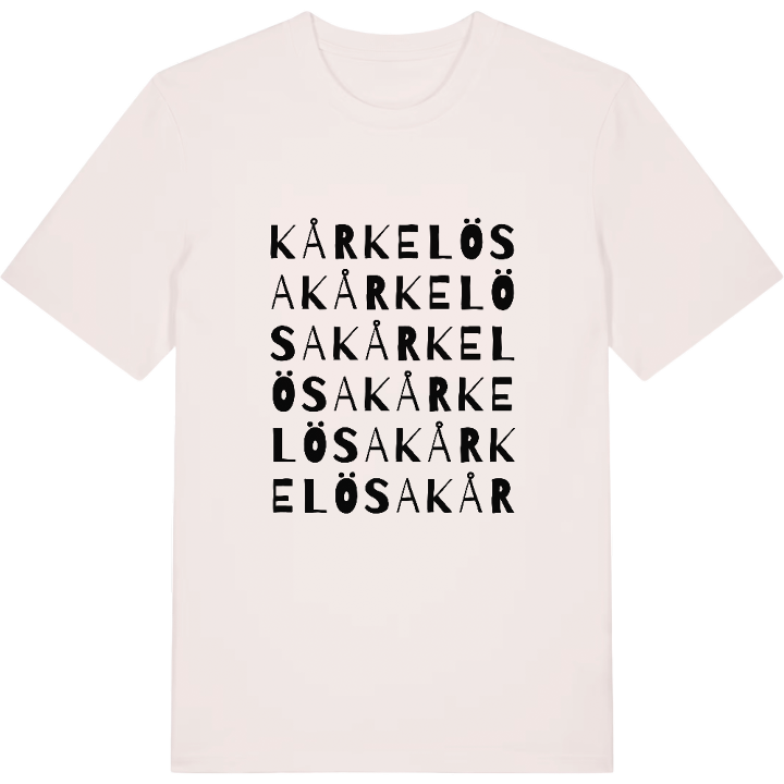 Kårkelösa ordlek t-shirt – t-shirt från PinShirt
