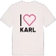 Jag älskar Karl t-shirt stort tryck