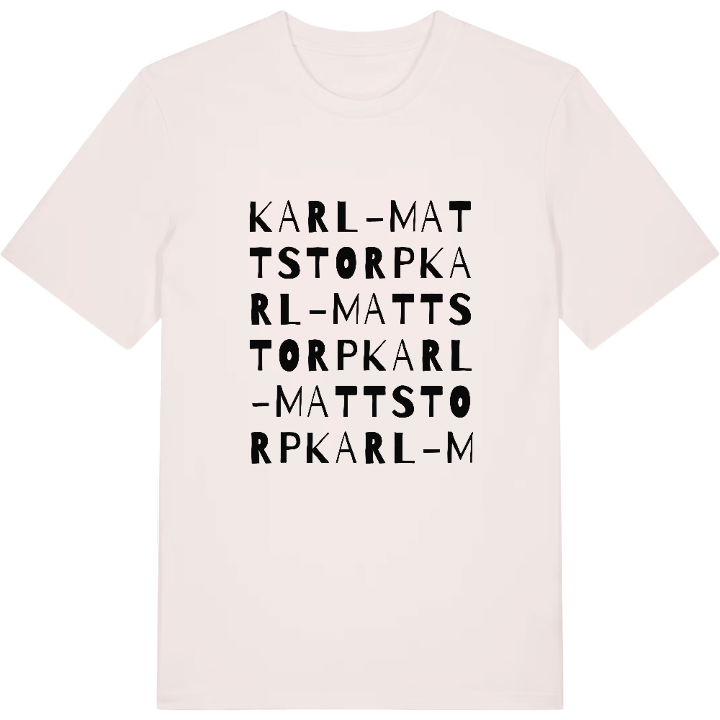Karl-Mattstorp ordlek t-shirt – t-shirt från PinShirt
