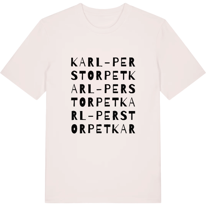 Karl-Perstorpet ordlek t-shirt – t-shirt från PinShirt