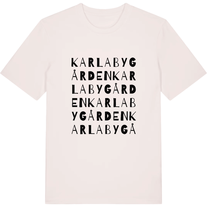 Karlabygården ordlek t-shirt – t-shirt från PinShirt