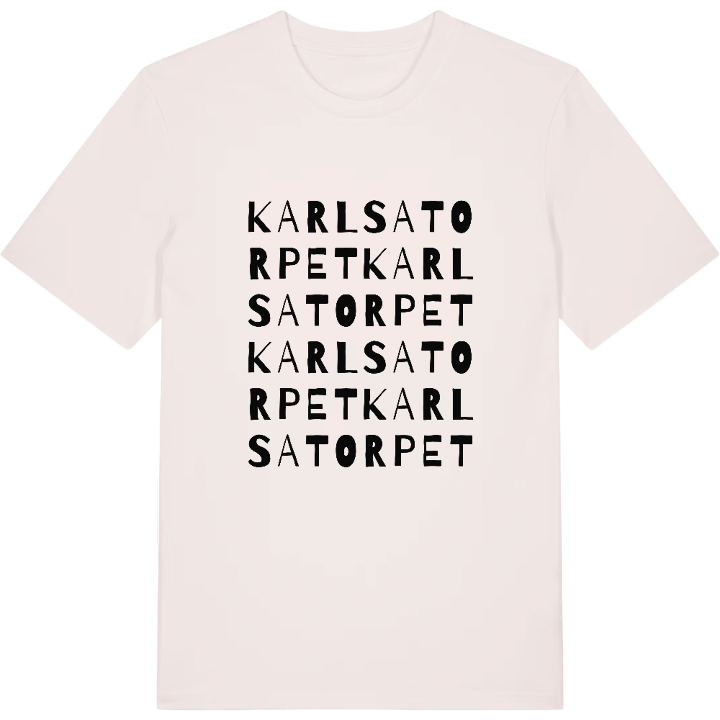 Karlsatorpet ordlek t-shirt – t-shirt från PinShirt