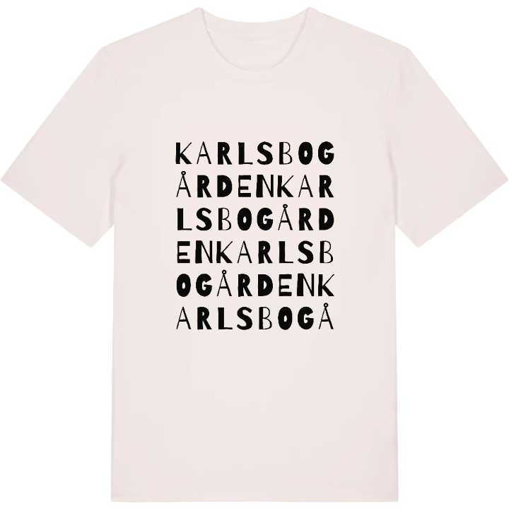 Karlsbogården ordlek t-shirt – t-shirt från PinShirt