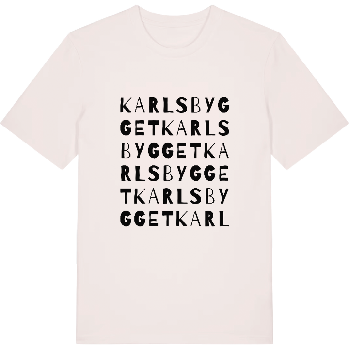 Karlsbygget ordlek t-shirt – t-shirt från PinShirt