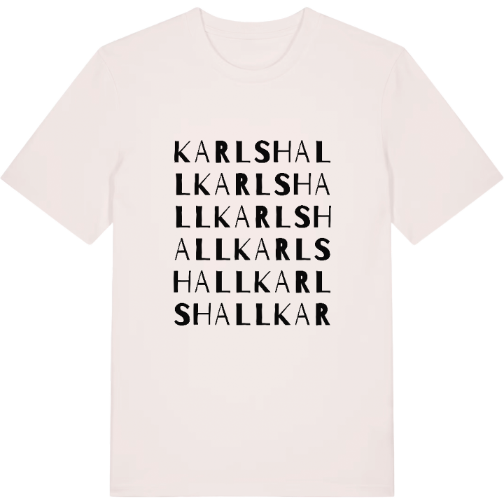 Karlshall ordlek t-shirt – t-shirt från PinShirt