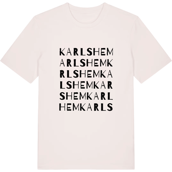 Karlshem ordlek t-shirt – t-shirt från PinShirt