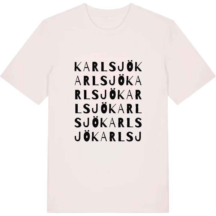 Karlsjö ordlek t-shirt – t-shirt från PinShirt