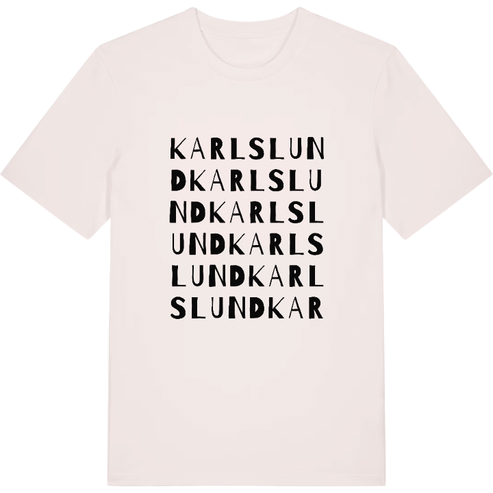 Karlslund ordlek t-shirt – t-shirt från PinShirt