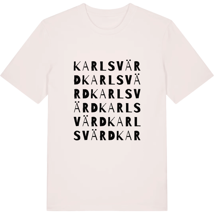 Karlsvärd ordlek t-shirt – t-shirt från PinShirt