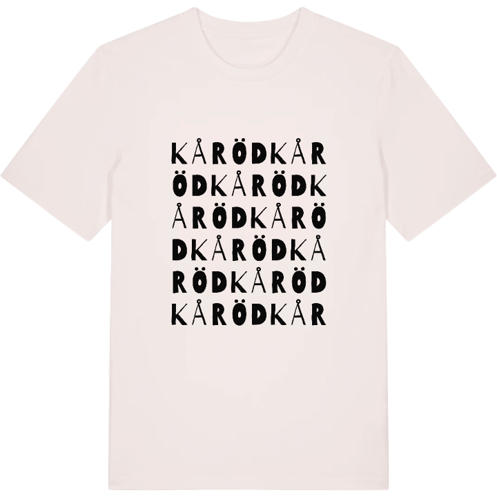 Kåröd ordlek t-shirt – t-shirt från PinShirt