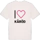 Jag älskar Kåröd t-shirt stort tryck