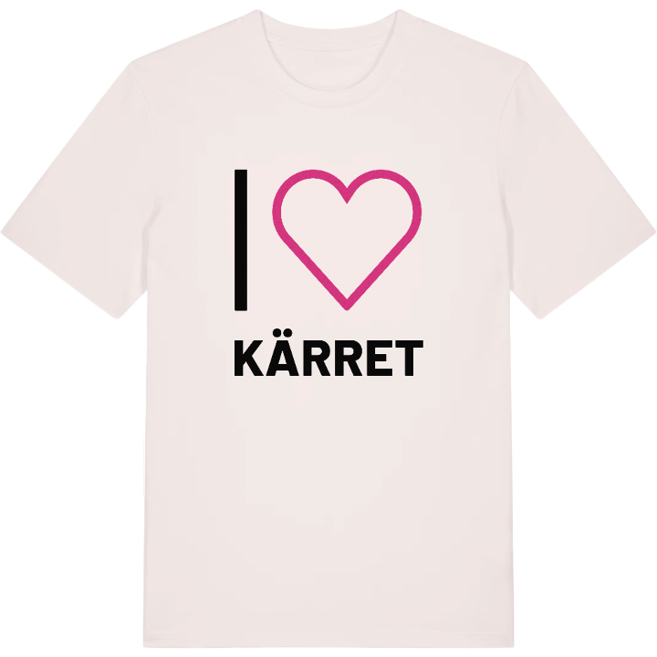 Jag älskar Kärret t-shirt stort tryck – t-shirt från PinShirt