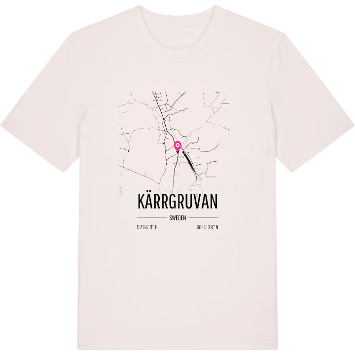 Kärrgruvan karta t-shirt – t-shirt från PinShirt