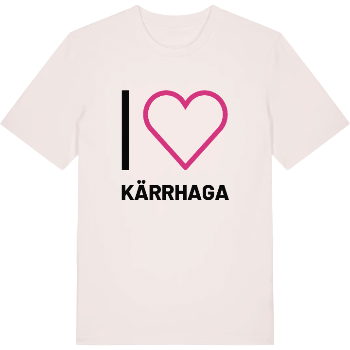 Jag älskar Kärrhaga t-shirt stort tryck – t-shirt från PinShirt