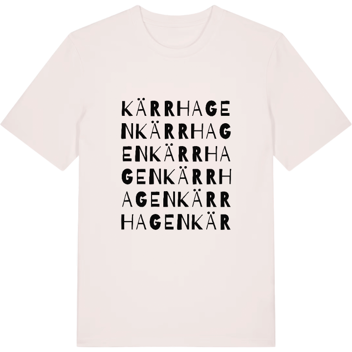 Kärrhagen ordlek t-shirt – t-shirt från PinShirt