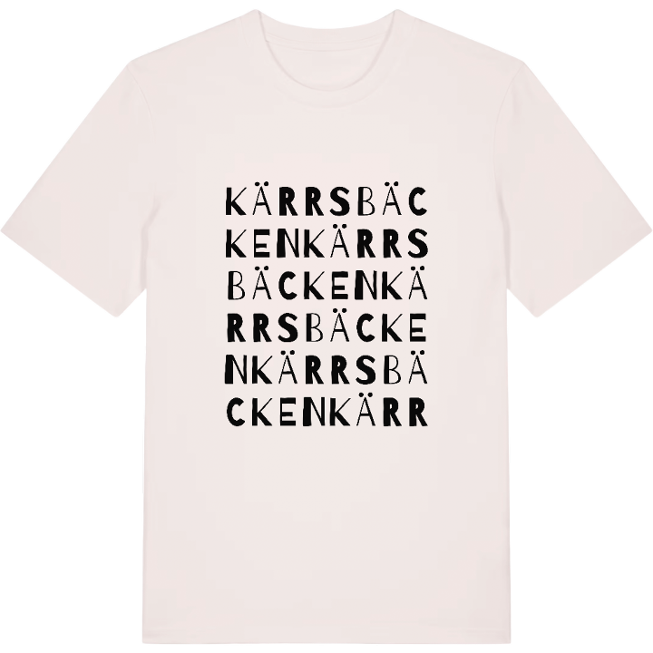 Kärrsbäcken ordlek t-shirt – t-shirt från PinShirt