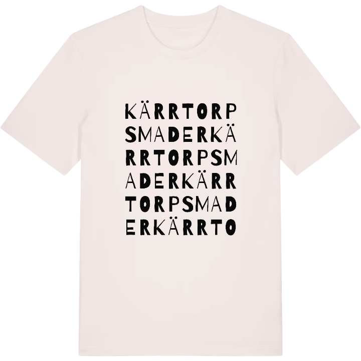 Kärrtorps mader ordlek t-shirt – t-shirt från PinShirt