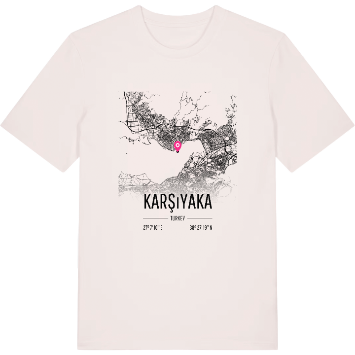 Karşıyaka karta t-shirt – t-shirt från PinShirt